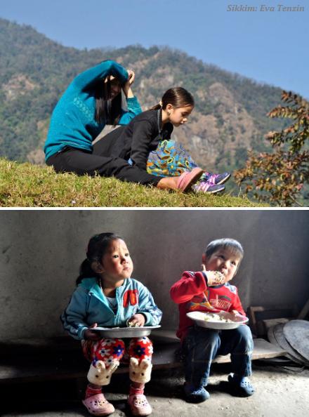 Děti v Sikkimu